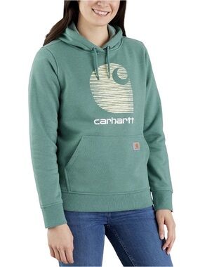Carhartt W's Rain Defender Relaxed Fit Midweight Sweatshirt-size M *NEW w tags*